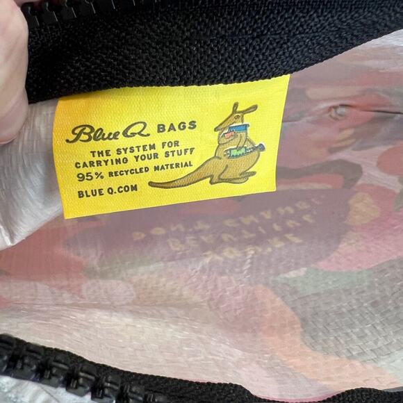 Blue Q You're Beautiful, Don't Change Floral Multicolor Zipper Pouch - Picture 5 of 5